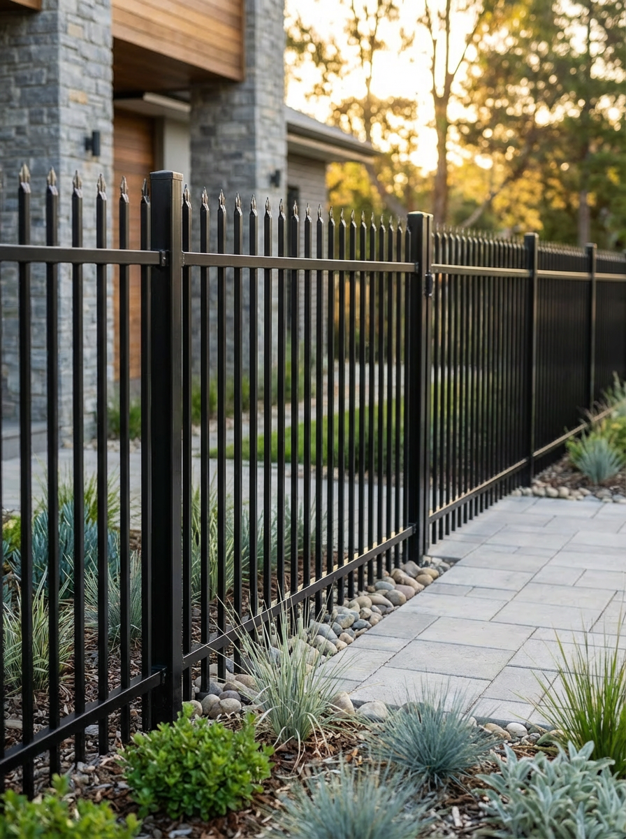 Pressed Spear Panel 2100Hx2360W Aluminium