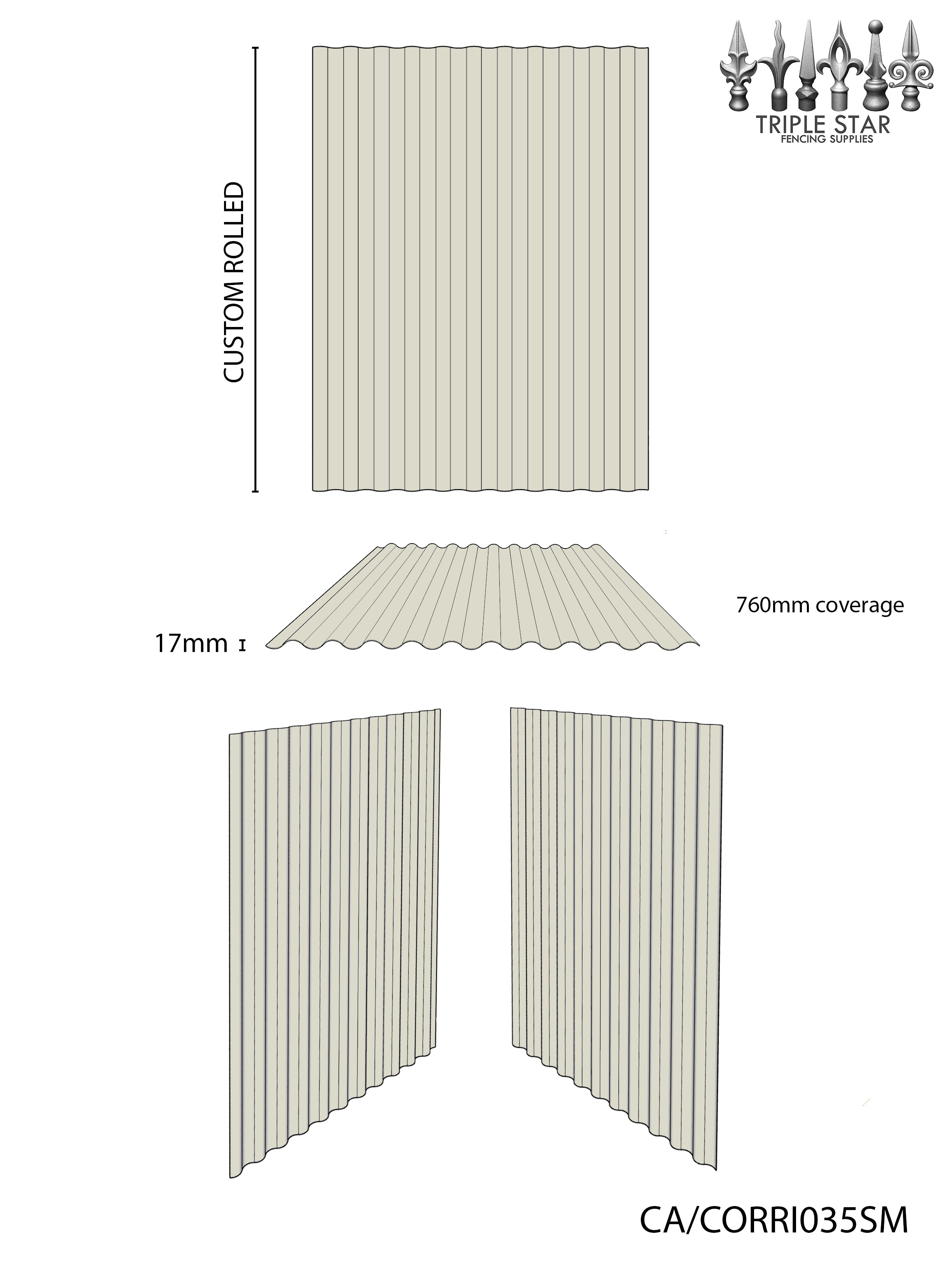 Colorbond® Corrugated Sheets SURFMIST