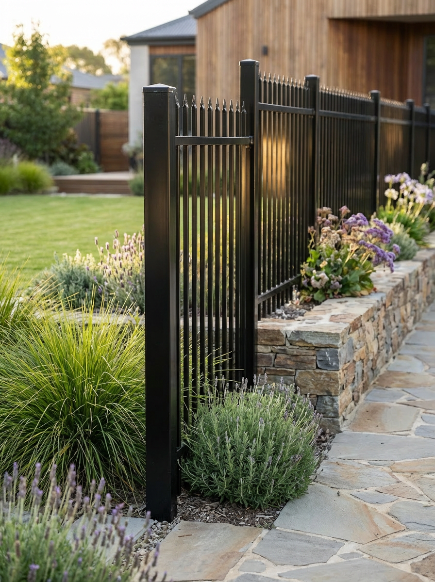 Pressed Spear Panel 1800Hx2360W Aluminium