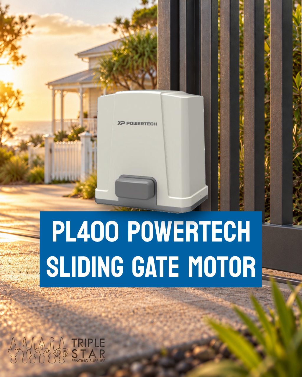 Powertech Sliding Gate Motor PL400kg
