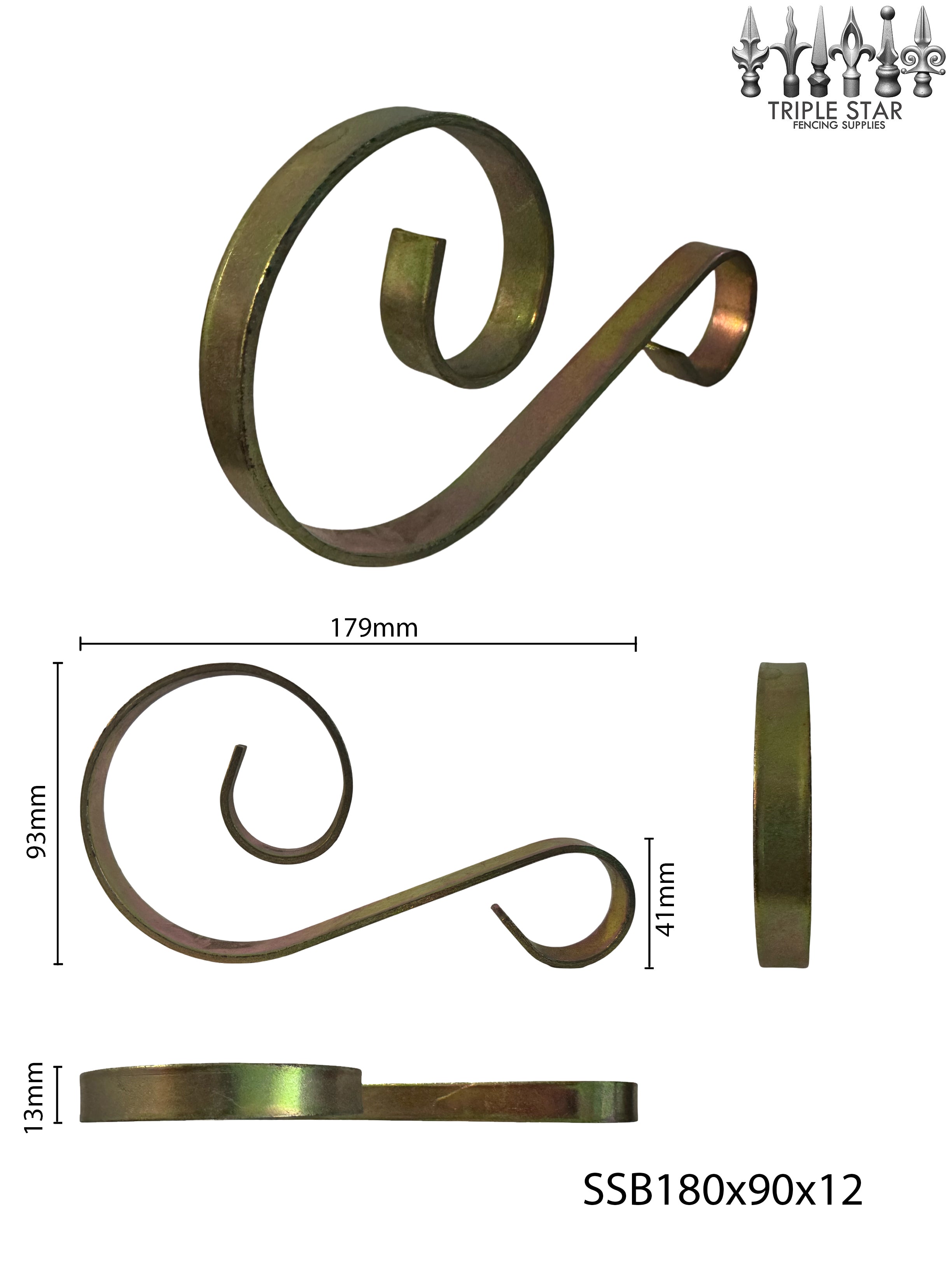 Single scroll SSB180x90x13