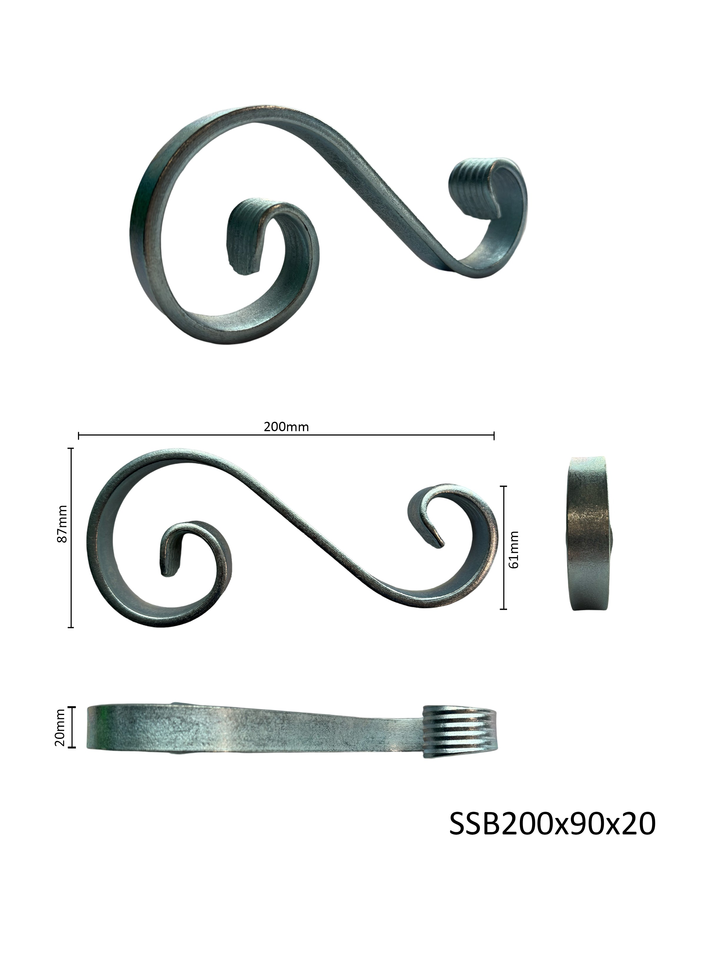 Single scroll SSB200x90x20