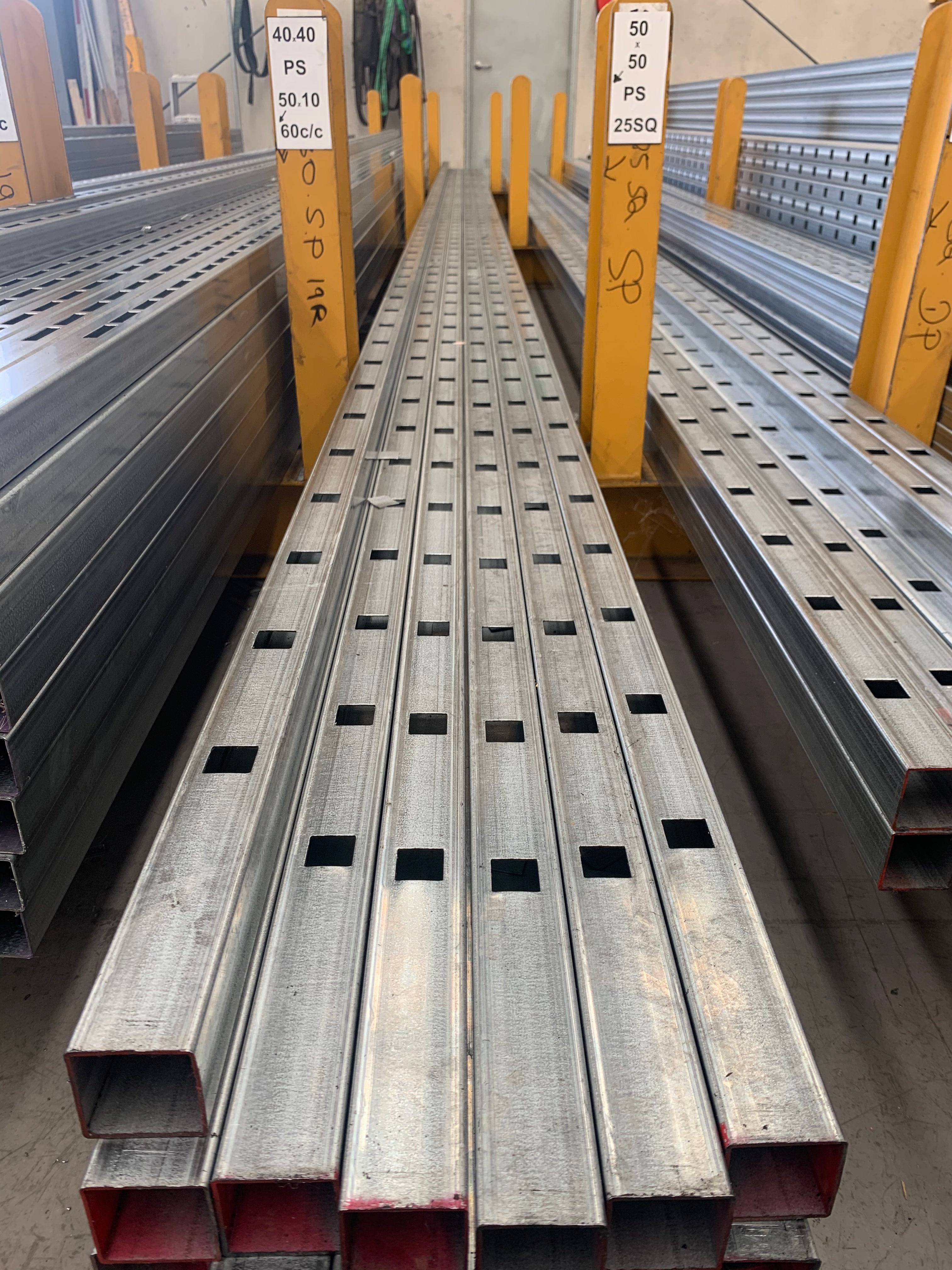 50x50 Double Punched 25mm Square