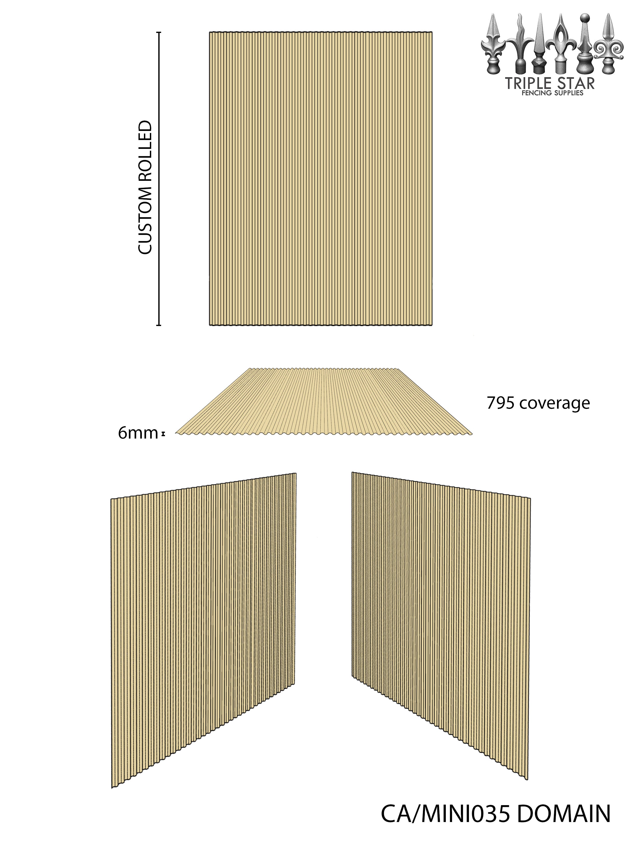 Colorbond® Mini Corrugated Sheet DOMAIN