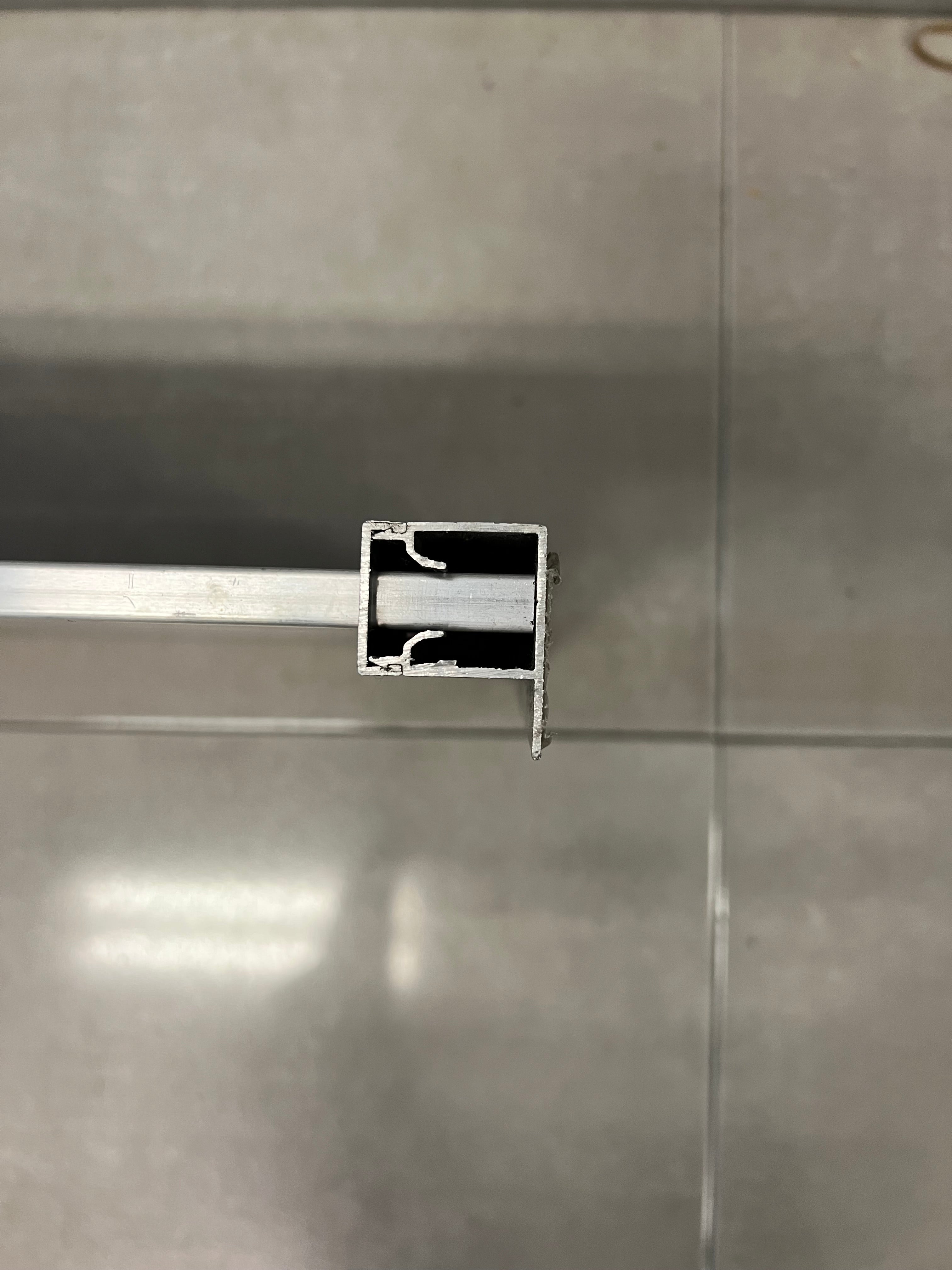 Aluminium F-Channel & Cover to suit 50x10 Monument